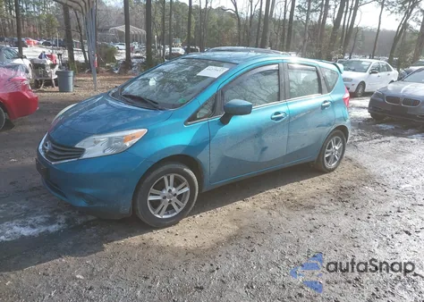 2016 Nissan Versa Note Sv z USA, uszkodzony, nr VIN 3N1CE2CP5GL388121